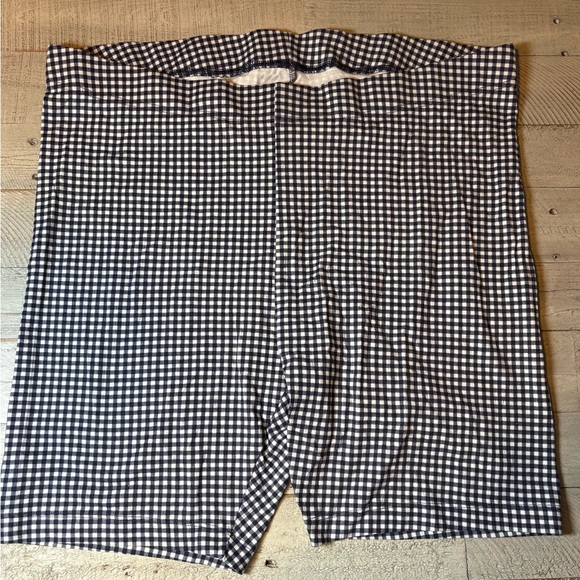 Old Navy Blue & White Gingham Bike Shorts 2X - Picture 8 of 9